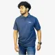 Men's Navy Blue Cotton Polo T-Shirt – Classic Fit Casual Collar Tee